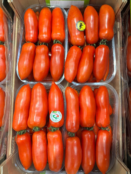 FRESH VEGETABLES TOMATO SAN MARZANO LOOSE £10.5 AL KG (APPROX 7 KG) - ONLY LONDON AREA