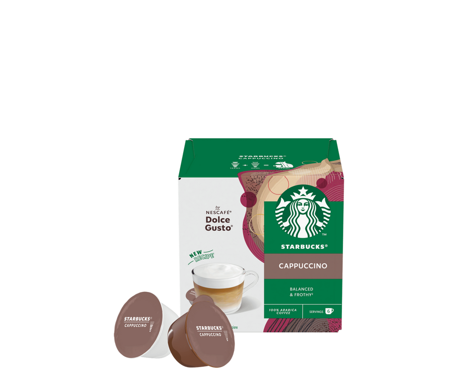 STARBUCKS CAFFE CAPSULE CAPPUCCINO X12 120 GR 3 in a box Cibimarket The best E commerce of Italian Food in UK