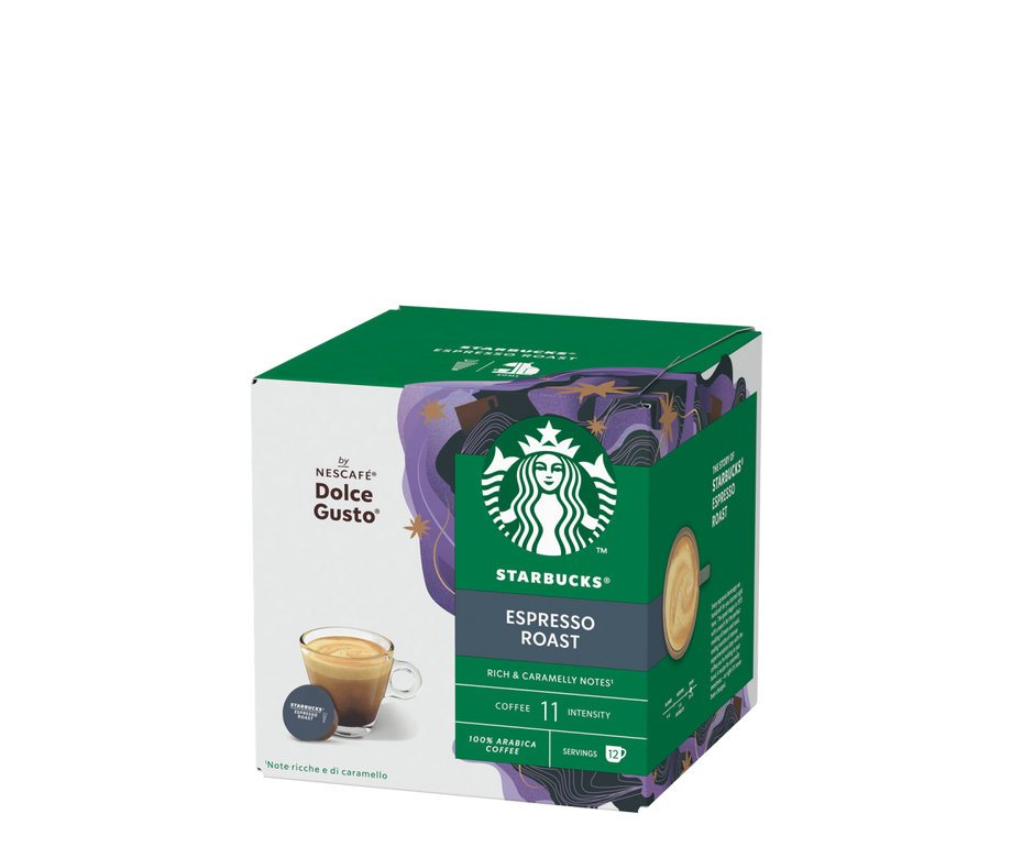 STARBUCKS CAFFE CAPSULE ESPRESSO ROAST X12 120 GR 3 in a box