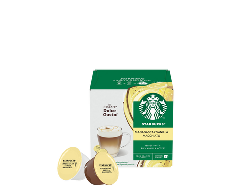 STARBUCKS COFFEE CAPSULES MADAGASCAR VANILLA MACCHIATO X12 120 GR (3 in a box)