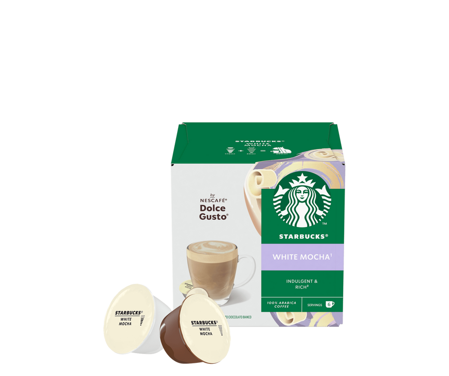 STARBUCKS COFFEE CAPSULES WHITE MOCHA X12 120 GR (3 in a box