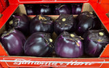 FRESH VEGETABLES AUBERGINE PALE £2.81 AL KG (APPROX 6.3 KG) - ONLY LONDON AREA