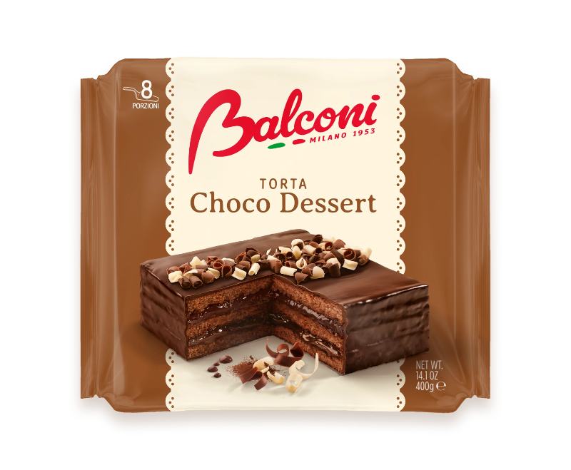 BALCONI CAKE CHOCO DESSERT 400 GR (6 in a box)