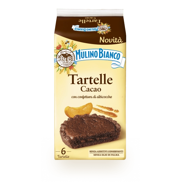 MULINO BIANCO SNACK TARTELLE COCOA X6 288 GR (16 in a box)