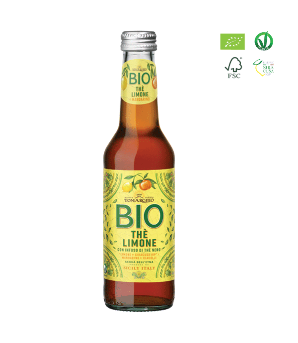 TOMARCHIO BIO THE LIMONE E MANDARINO 27.5 CL X4 110 CL (6 in a box)