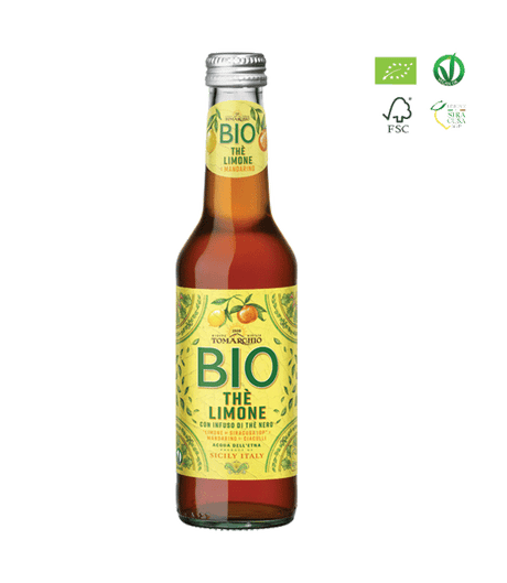 TOMARCHIO BIO THE LIMONE E MANDARINO 27.5 CL X4 110 CL (6 in a box)