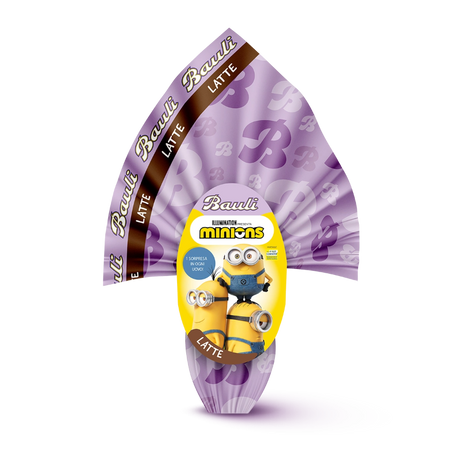 BALOCCO EASTER EGGS MILK CHOCOLATE MINIONS 190 GR (12 in a box)