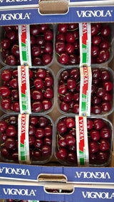 FRESH FRUITS CHERRIES VIGNOLA IGP £9.25 AL KG (APPROX 3 KG) - ONLY LONDON AREA