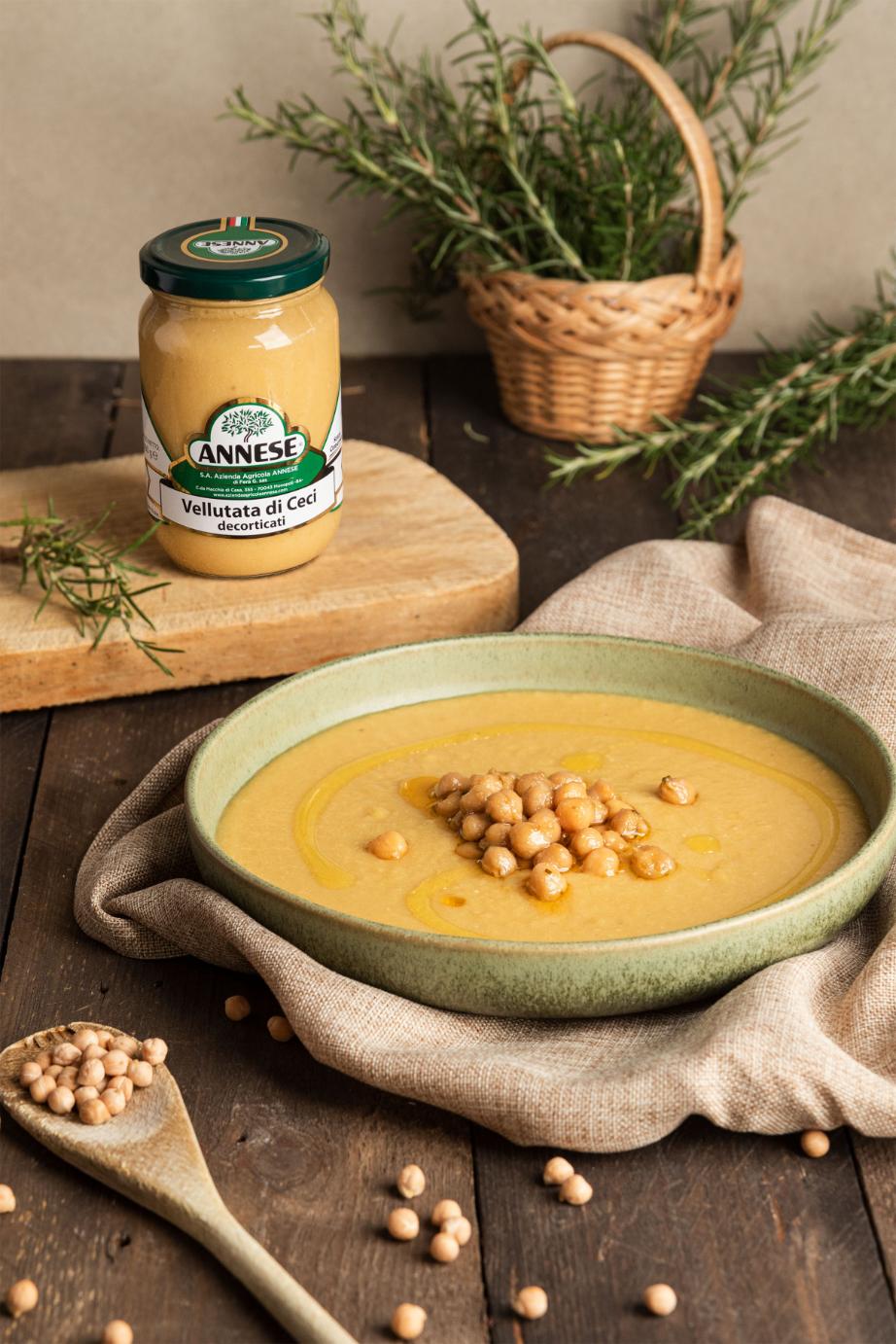 ANNESE SAUCE LEGUMES VELLUTATA CHICKPEAS 360 GR (6 in a box)