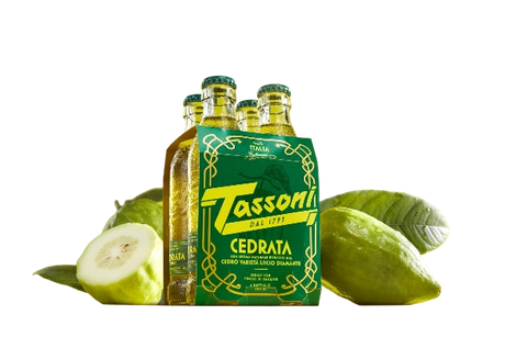 TASSONI SODA CEDRATA GLASS 18 CL X4 (6 in a box)