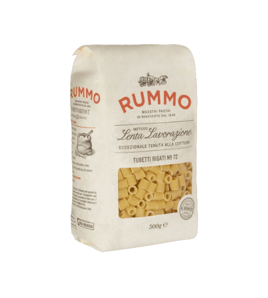 RUMMO PASTA DI SEMOLA TUBETTI RIGATI N.72 500 GR (16 in a box)