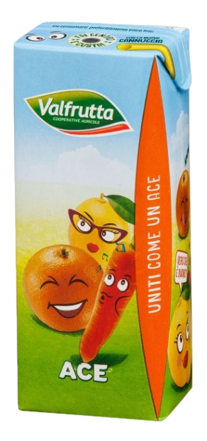 VALFRUTTA NETTARE FRUIT JUICE ACE BRICK 200 ML X6 (4 in a box)