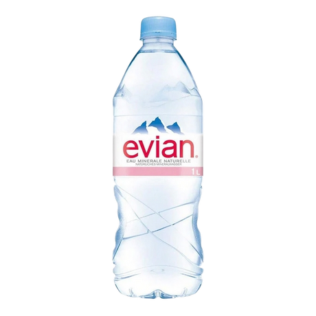 EVIAN STILL WATER PET 1 LT (6 in a box)