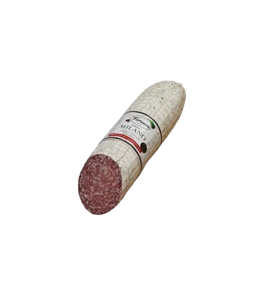 FIORUCCI SALAME MILANO 1/2  £ 12.82 AL KG (APPROX. 1.5 KG)