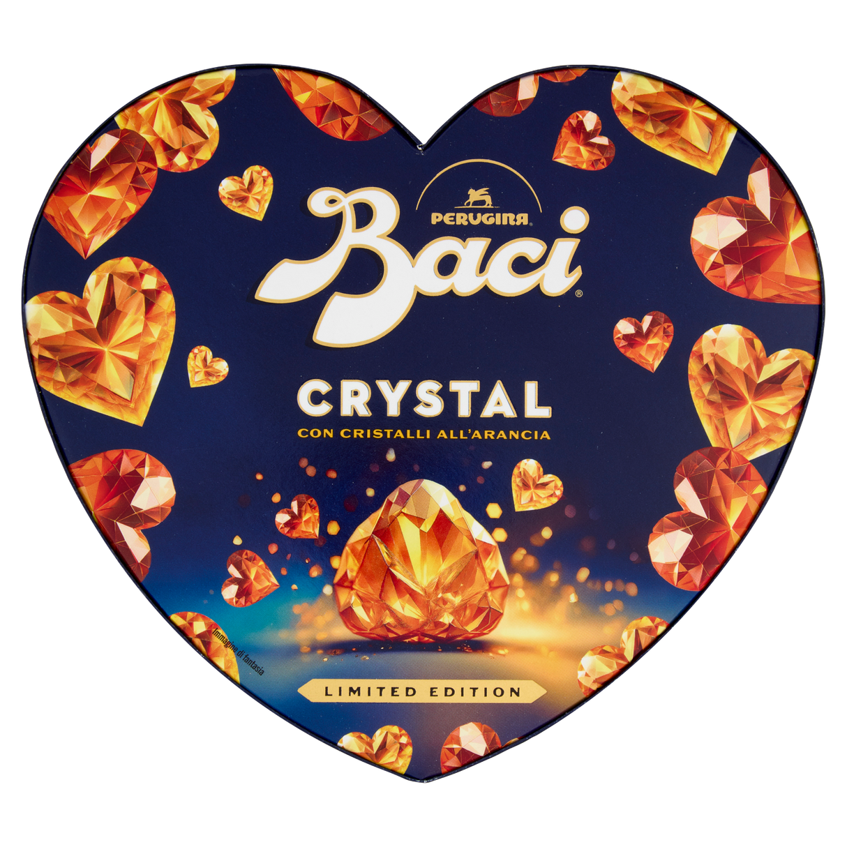PERUGINA BACI BIJOU HEART CRYSTAL 100 GR (15 in a box) - LIMITED EDITION