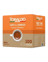 TORALDO COFFEE CAPSULES A MODO MIO FORTE E CREMOSO ESPRESSO NAPOLETANO X100 (6 in a box)
