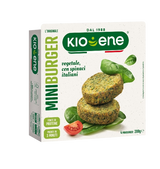 KIO ENE VEGETABLES MINI BURGER SPINACH 200 GR (6 in a box)