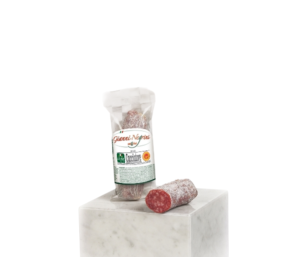 NEGRINI SALAME CACCIATORE ITALIANO D.O.P. £27.08 AL KG (APPROX. 200 GR) PROMO £26.14