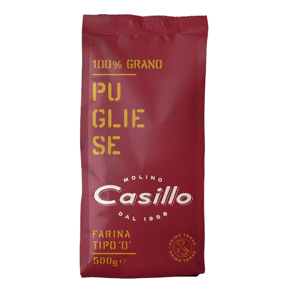 CASILLO FLOURS TYPE "0" PUGLIESE 500 GR (10 in a box)