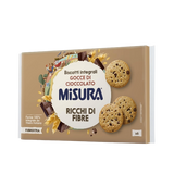 MISURA FIBRE EXTRA BISCOTTI WHOLEMEAL CHOCOLATE CHIPS MULTIPACK X6 280 GR (10 in a box)