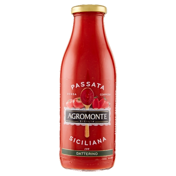 AGROMONTE PASSATA POMODORO DATTERINO 520 GR (12 in a box)