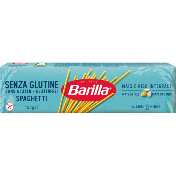 BARILLA PASTA GLUTEN FREE SPAGHETTI 400 GR (12 in a box)