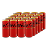 COCA COLA ZERO WITHOUT CAFFEINE CANS 330 ML (24 in a box)