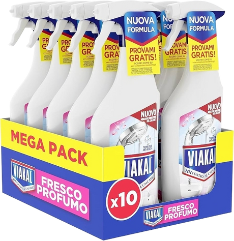 VIAKAL DEGREASER DESCALER FRESCO PROFUMO SPRAY 470 ML (10 in a box)