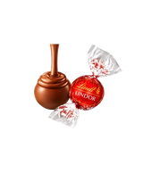 LINDT LINDOR PRALINES CORNET CHOCOLATE MILK 337 GR (8 in a box)