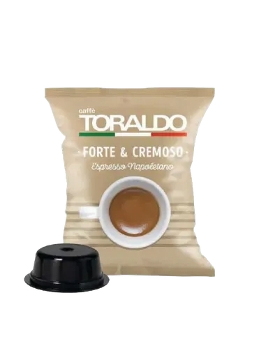 TORALDO COFFEE CAPSULES A MODO MIO FORTE E CREMOSO ESPRESSO NAPOLETANO X100 (6 in a box)