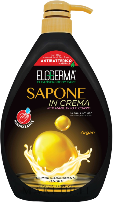 ELODERMA SOAP LIQUID ARGAN 1 LT (6 in a box)