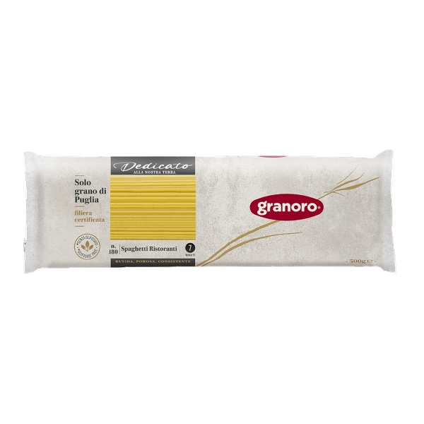 GRANORO PASTA DI SEMOLA SPAGHETTI RISTORANTI N.180 500 GR (20 in a box)