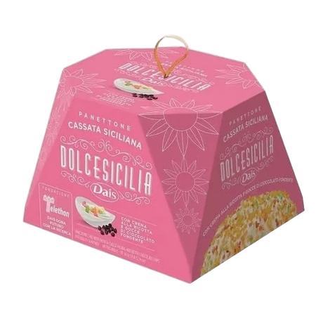 DAIS PANETTONE CASSATA SICILIANA WITH RICOTTA CREAM 800 GR (12 in a box)