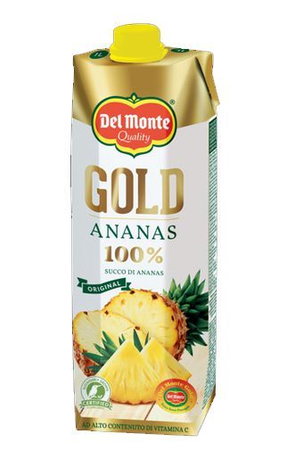 DEL MONTE FRUIT JUICE GOLD ANANAS BRICK 1 LT (8 in a box)