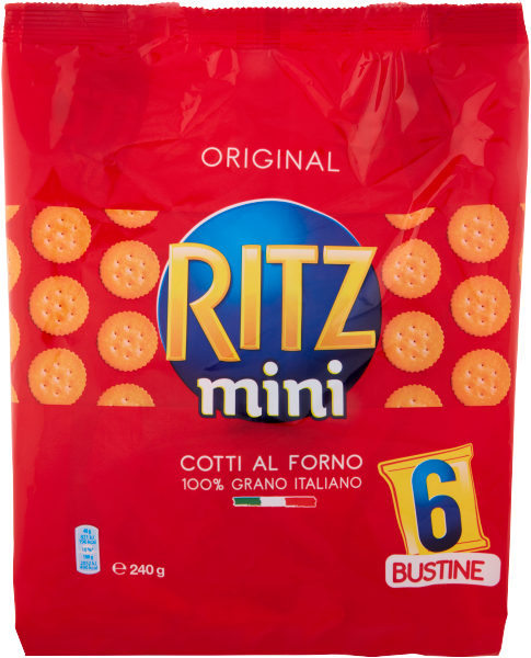 RITZ CRACKERS MINI ORIGINAL X6 240 GR (12 in a box)