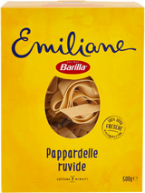 BARILLA PASTA ALL'UOVO EMILIANE PAPPARDELLE 500 GR (12 IN A BOX)