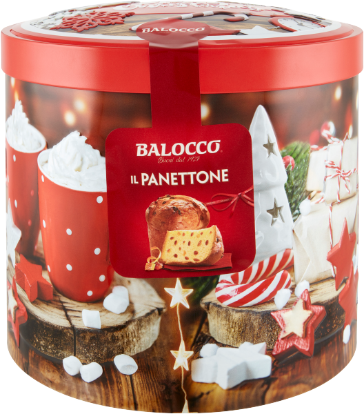 BALOCCO PANETTONE CLASSICO TIN 750 GR (8 in a box)