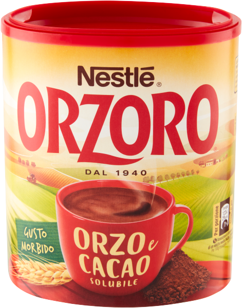 NESTLE' ORZORO WATER-SOLUBLE INSTANT BARLEY AND COCOA 180 GR (15 in a box)