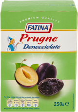 FATINA DRIED FRUITS PLUMS PITTED 250 GR (24 in a box)