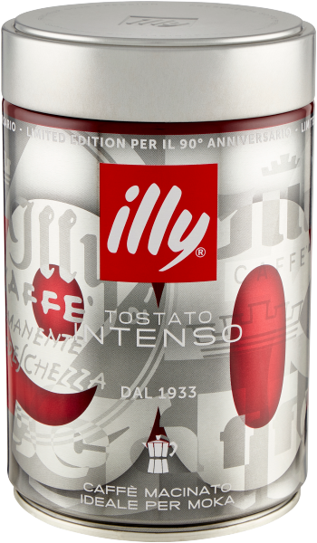 ILLY CAFFE' MACINATO MOKA INTENSO 250 GR (12 in a box) –  -  The best E-commerce of Italian Food in UK