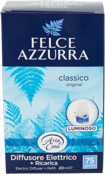 FELCE AZZURRA ARIA DI CASA CLASSICO DIFFUSORE ELETTRICO + 1 RICARICA ( –   - The best E-commerce of Italian Food in UK