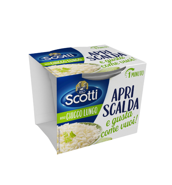 SCOTTI RICE READY CHICCO LUNGO 200 GR (16 in a box)
