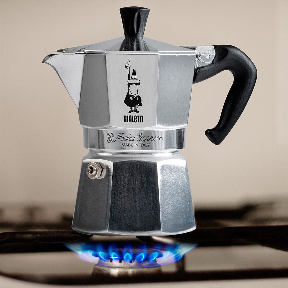 BIALETTI CAFFETTIERA MOKA EXPRESS - COFFEE MAKER MOKA 1 CUPS (6 in a box)