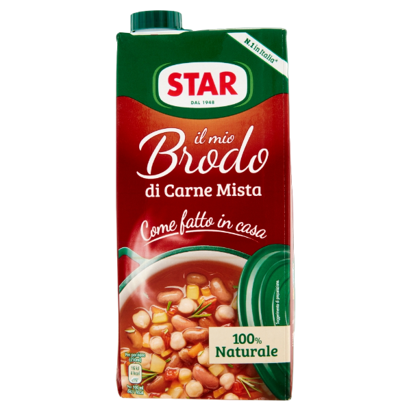 STAR BROTH LIQUID MEAT MIX 1 LT (6 in a box)