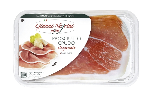 NEGRINI PROSCIUTTO CRUDO AFFETTATO 80 GR (6 in a box)