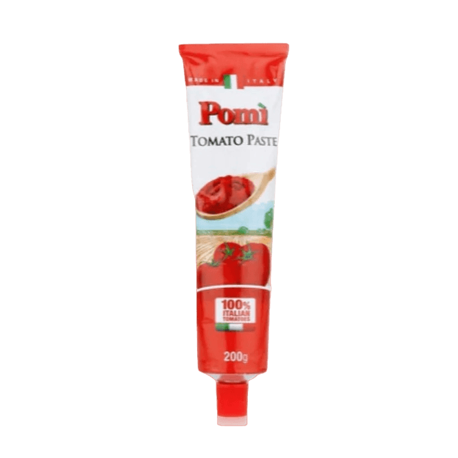 POMI'TOMATO PASTE CONCENTRATO DI POMODORO TUBO 200 GR (12 in a box)
