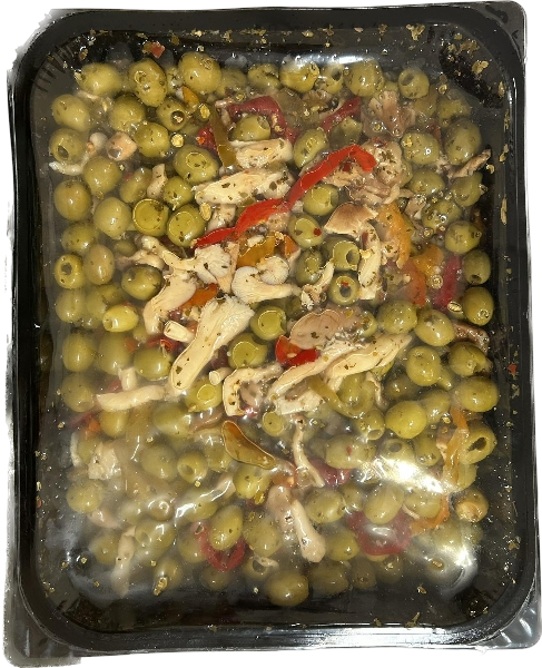 MICCIO OLIVES PITTED GREEN BOSCAIOLA IN OIL 3 KG (1 in a box)