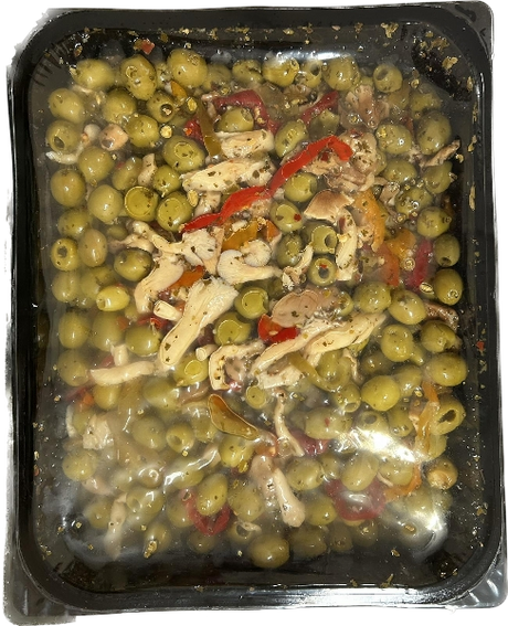 MICCIO OLIVES PITTED GREEN BOSCAIOLA IN OIL 3 KG (1 in a box)