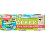 VALFRUTTA COTTO A VAPORE SOY EDAMAME ITALIAN TIN 140 GR X3 (8 in a box)