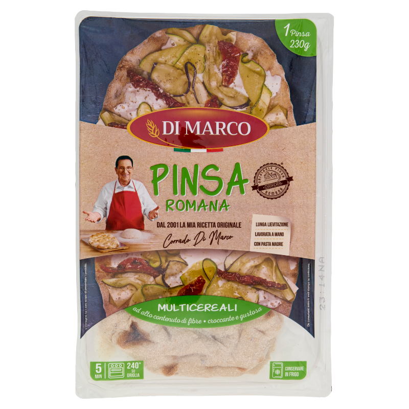 DI MARCO BAKERY NUVOLA MULTICEREALI PINSA ROMANA 230 GR (8 in a box)